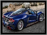 Niebieski, Hennessey Venom F5, Hypersonic Blue, Stealth Series